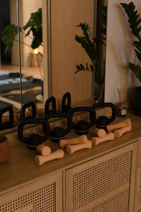 La salle de Pilates : Le matériel, prêt pour votre séance